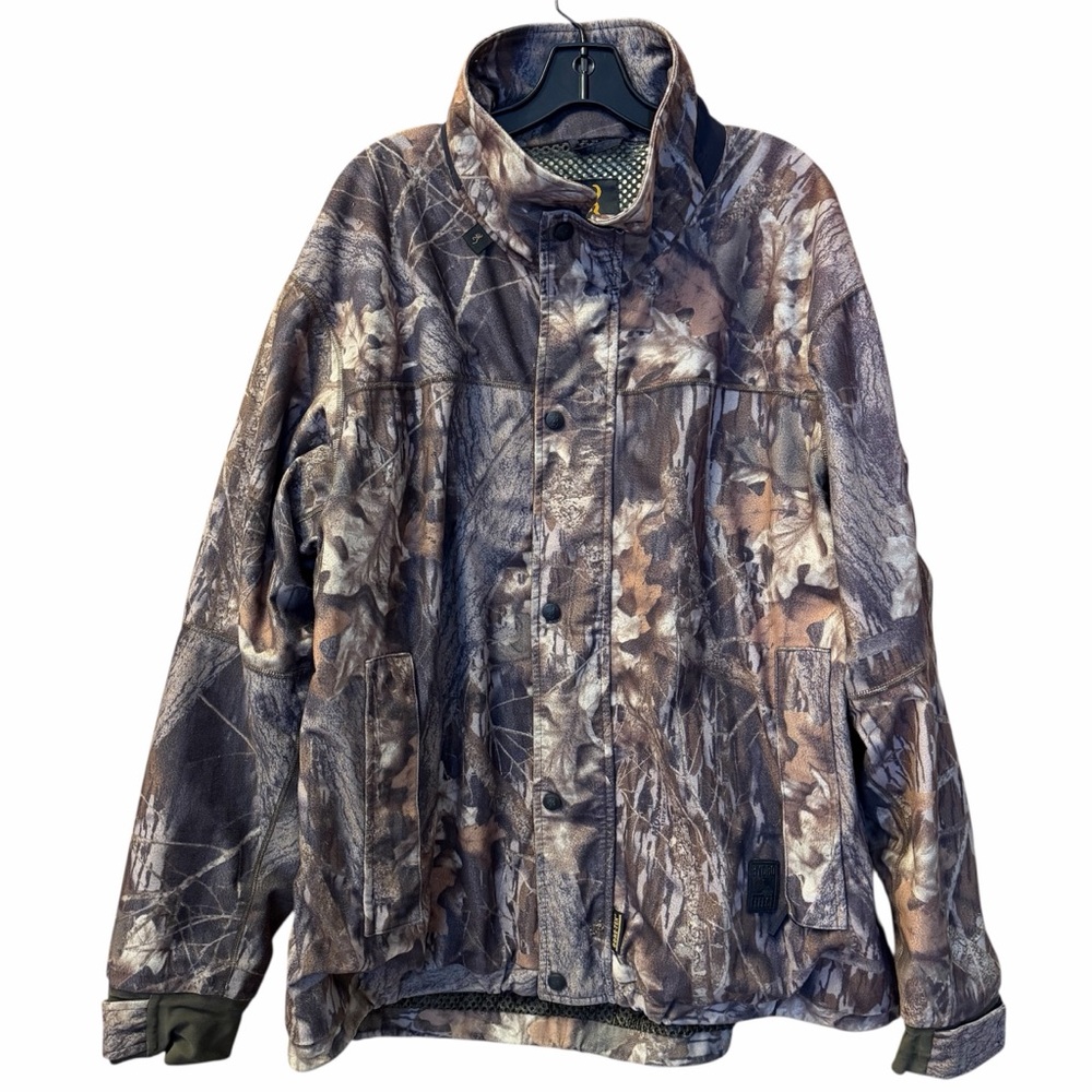 Browning Men’s Hydro-Fleece Jacket Realtree Camo Sz XL Hunting Outdoor Gore-Tex